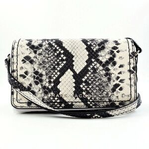 Marc Jacobs Monochrome Snake Print Crossbody Bag